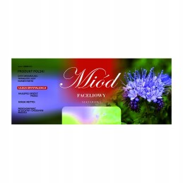 Facelijos medaus etiketė em0611d – didelė