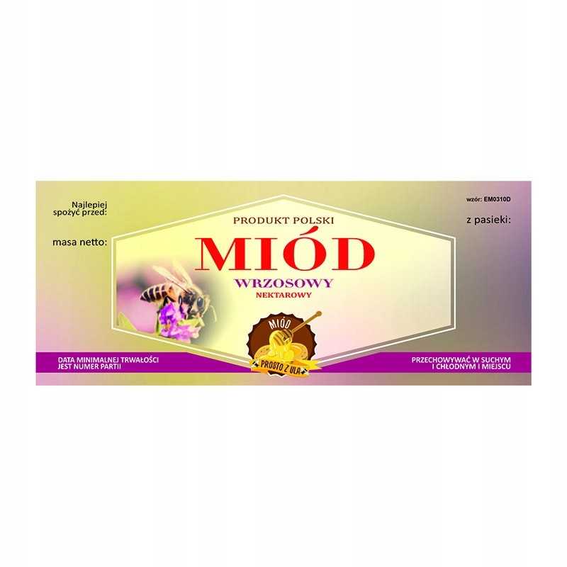 Etiketė viržių medui em0310d – didelė