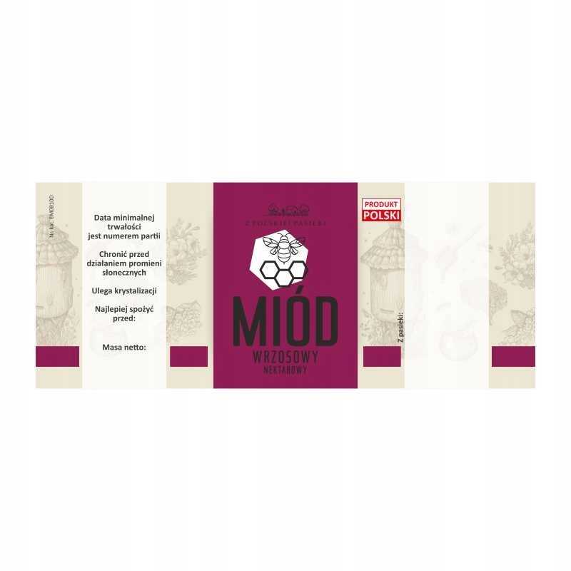 Etiketė viržių medui em0810d – didelė