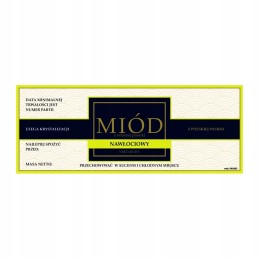 Etiketė auksašakių medui em108d – didelė