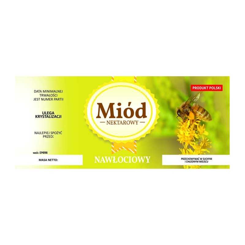 Etiketė auksašakių medui em098d – didelė