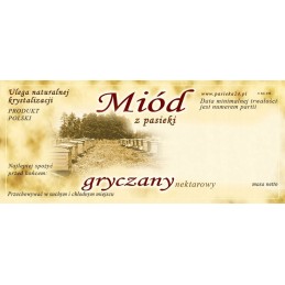 Pakelis grikių medaus etikečių 116x50 (100 vnt.)