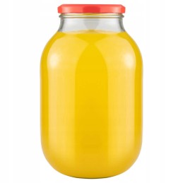 4l stiklainis + dangtelis