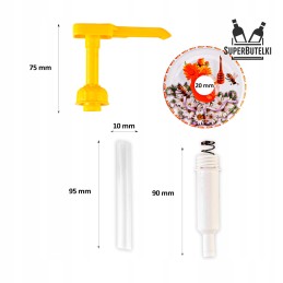 Purškiklio dozatorius, medaus pompa, dangtelis 82mm