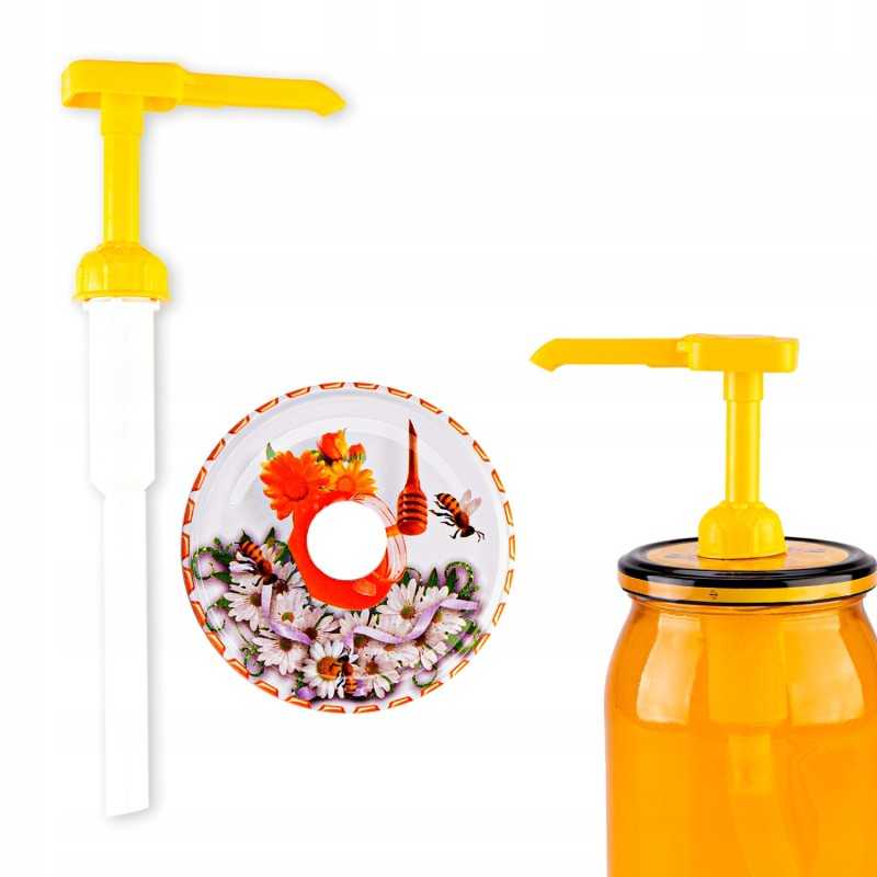 Siurblys su 82 mm dangteliu medui, purkštuvo dozatorius