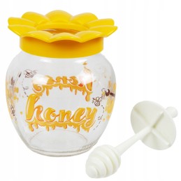 Dekoratyvinis medaus indelis su "medaus" dozatoriumi, 380 ml