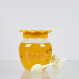 Dekoratyvinis medaus indelis su "medaus" dozatoriumi, 380 ml