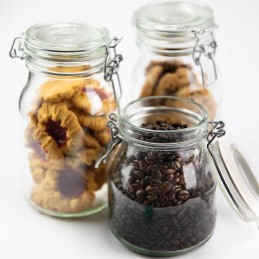 Stiklinis indas su dangteliu ir sandarikliu, 790 ml