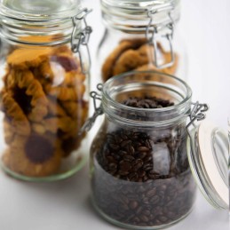 Stiklinis indas su dangteliu ir sandarikliu, 790 ml