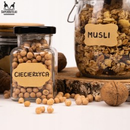 300x lipnios etiketės prieskonių stiklainiams