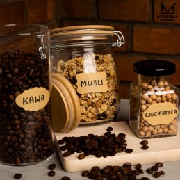 300x lipnios etiketės prieskonių stiklainiams