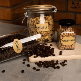 300x lipnios etiketės prieskonių stiklainiams