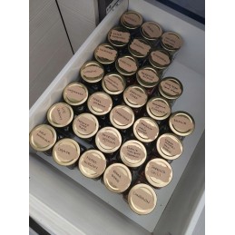 300x lipnios etiketės prieskonių stiklainiams