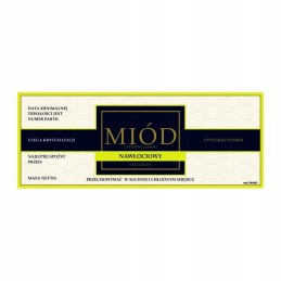 Medaus etiketė, aukso lazdelė, em108 - maža