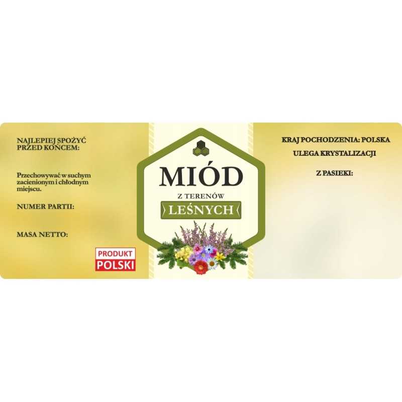 Didelė lipduko etiketė medui iš miško plotų 1