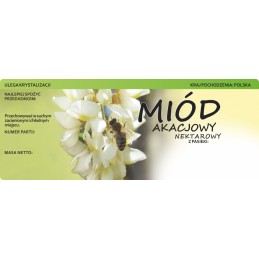 Didelis etiketės lipdukas akacijų medui, 100 vnt