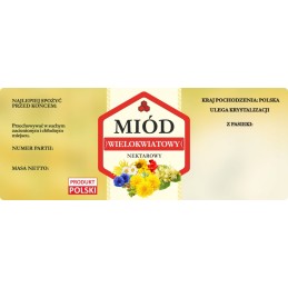 Didelė lipni etiketė daugiažiedžiui medui 100 vnt