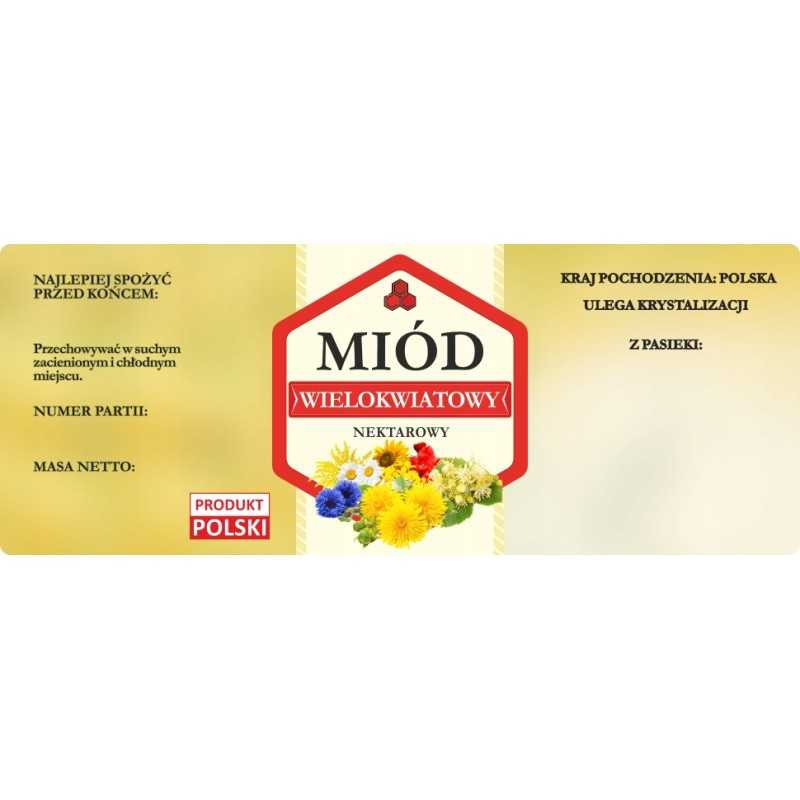 Didelė lipni etiketė daugiažiedžiui medui 100 vnt