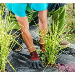 Agrotekstilė nuo piktžolių juodas piktžolių kilimėlis pp UV 70g 0,6 x 10m