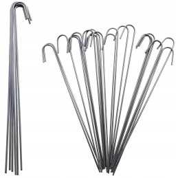 Metaliniai smeigtukai įvairių tipų agrotekstilei, agrotekstilei ir geotekstilei tvirtinti prie žemės, taip pat smeigtukai kurmių