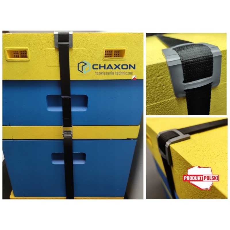 2x kampinis laikiklis su 3,5 m dirželiu.