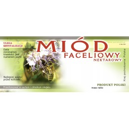 Facelijų medaus etikečių pakuotė 116x50 (100 vnt.)