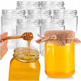 Stikliniai indeliai konservams 0,540l 540ml fi82, 6 kabliukai, gerai supakuoti