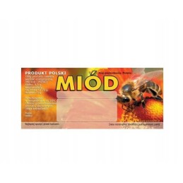 Universali medaus etiketė, lipdukas