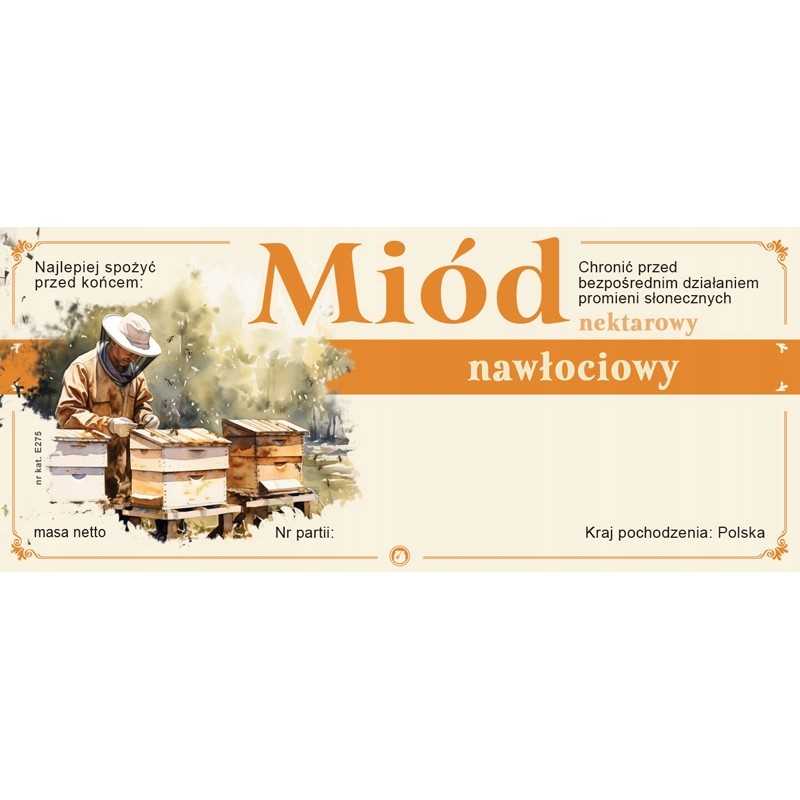 Goldenrod medaus etiketės