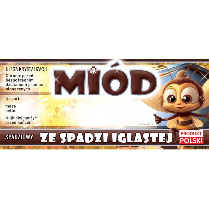 Lipčiaus medaus etiketės