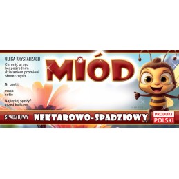 Nektaro ir lipčiaus medaus etiketės