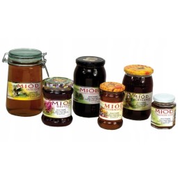 multiflorinio medaus etiketė