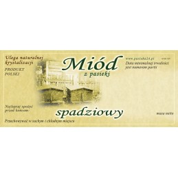 lipčiaus medaus etiketė