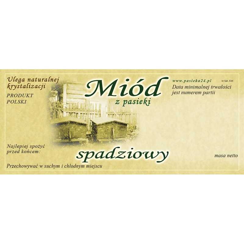 lipčiaus medaus etiketė