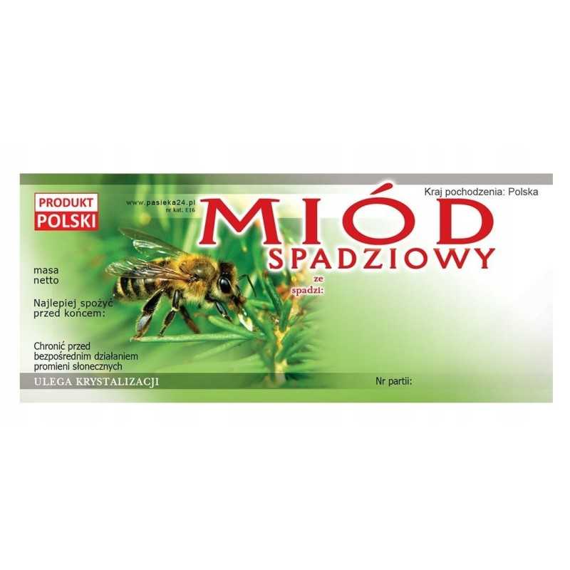 lipčiaus medaus etiketė