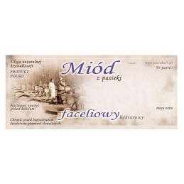 Facelijos medaus etiketė