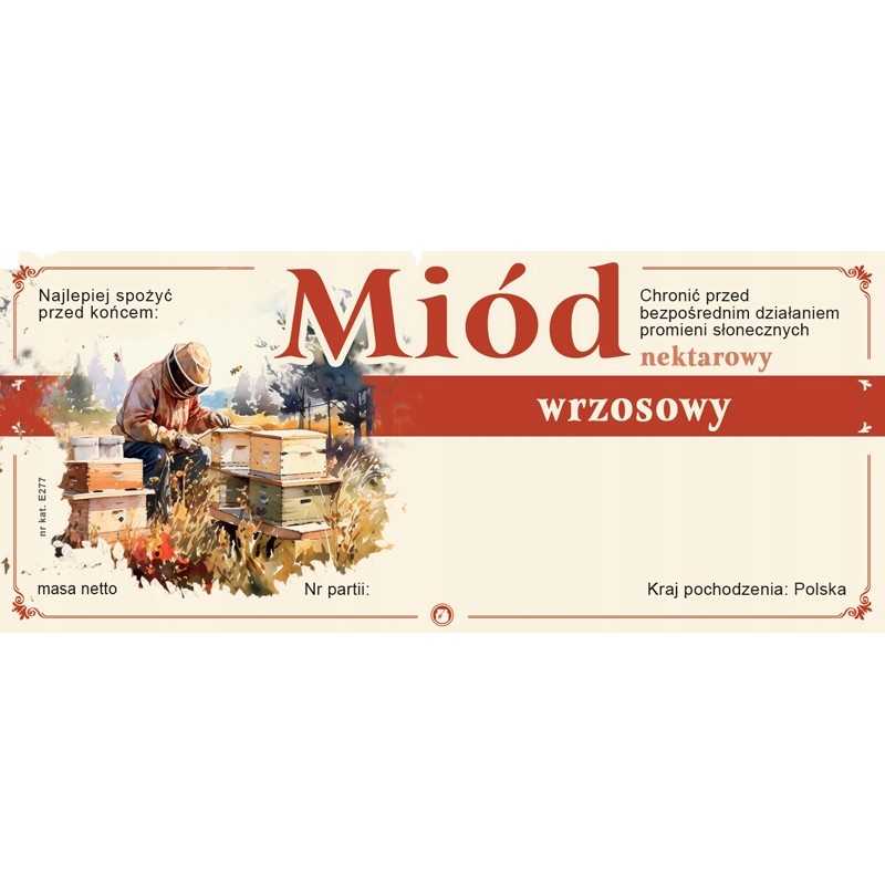 viržių medaus etiketės