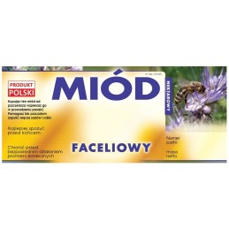 Facelijos medaus etiketė