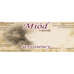 viržių medaus etiketė