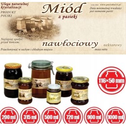 auksaspalvio medaus etiketė