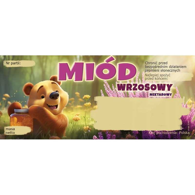 viržių medaus etiketės