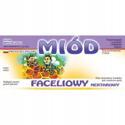 Facelijos medaus etiketė