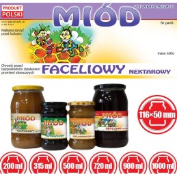 Facelijos medaus etiketė