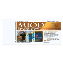 lapinio lipčiaus medaus etiketė