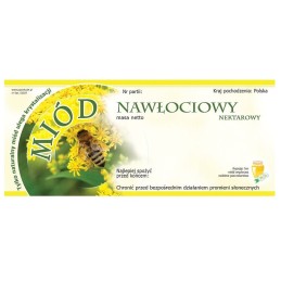 auksaspalvio medaus etiketė