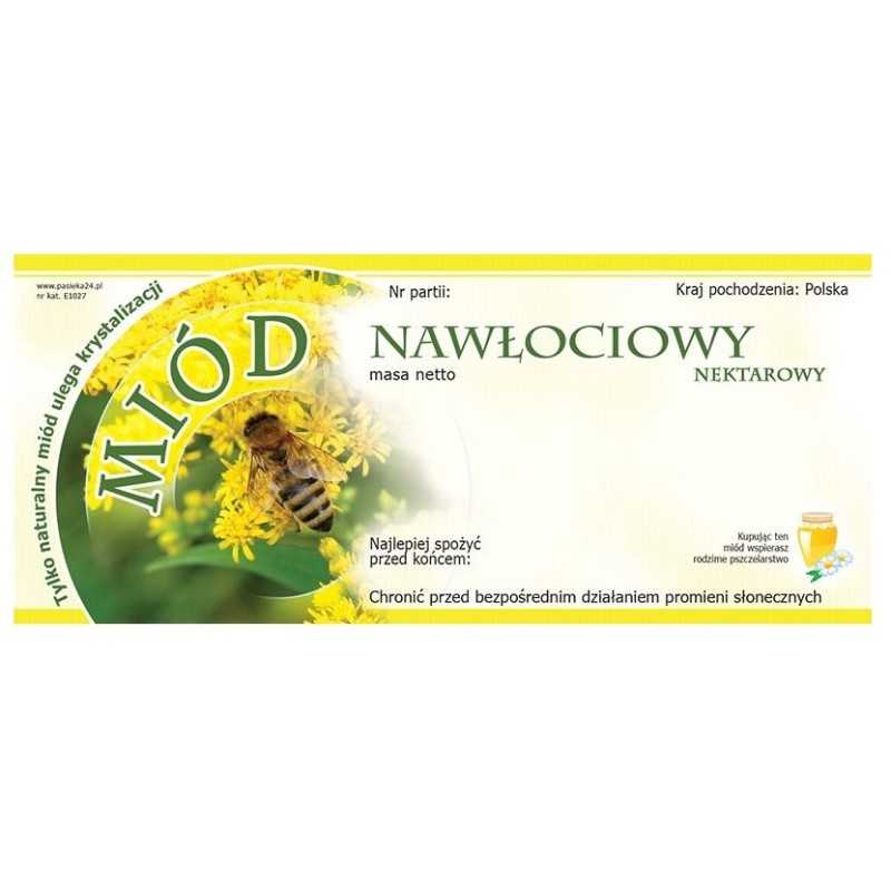 auksaspalvio medaus etiketė