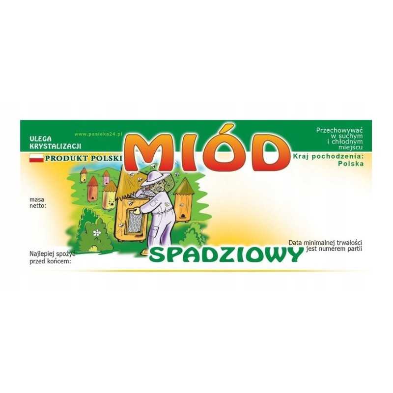 lipčiaus medaus etiketė