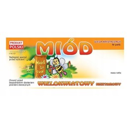 multiflorinio medaus etiketė