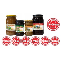 multiflorinio medaus etiketė