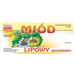 liepų medaus etiketė